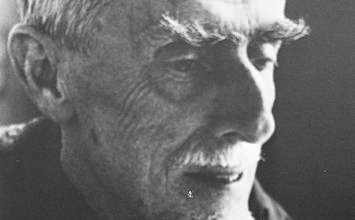 M.C. Escher, Dutch graphic artist. Photograph.