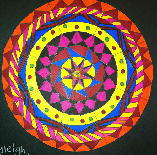 Colourful mandala.