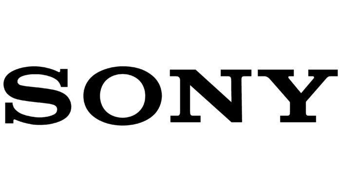 Sony company logo. Word Sony written in the company’s font style. Slogan reads “make.believe”.