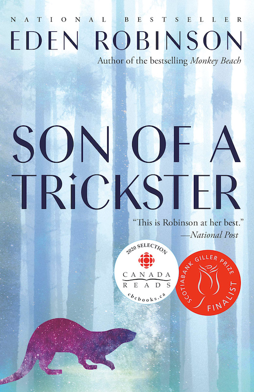 The cover of the novel, ‘Son of a Trickster’
