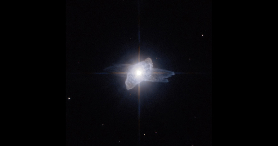 A supernova in the midst of a nebula - reflected light makes it appear to glow